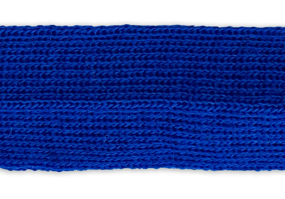 7/8" Royal Blue Simple Fold-Over Wool Trim (Made in Japan)