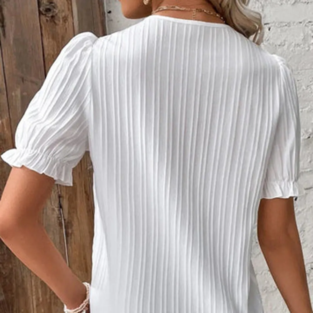 ASTRID - Chemisier d'été tendance pour un look rafraîchissant