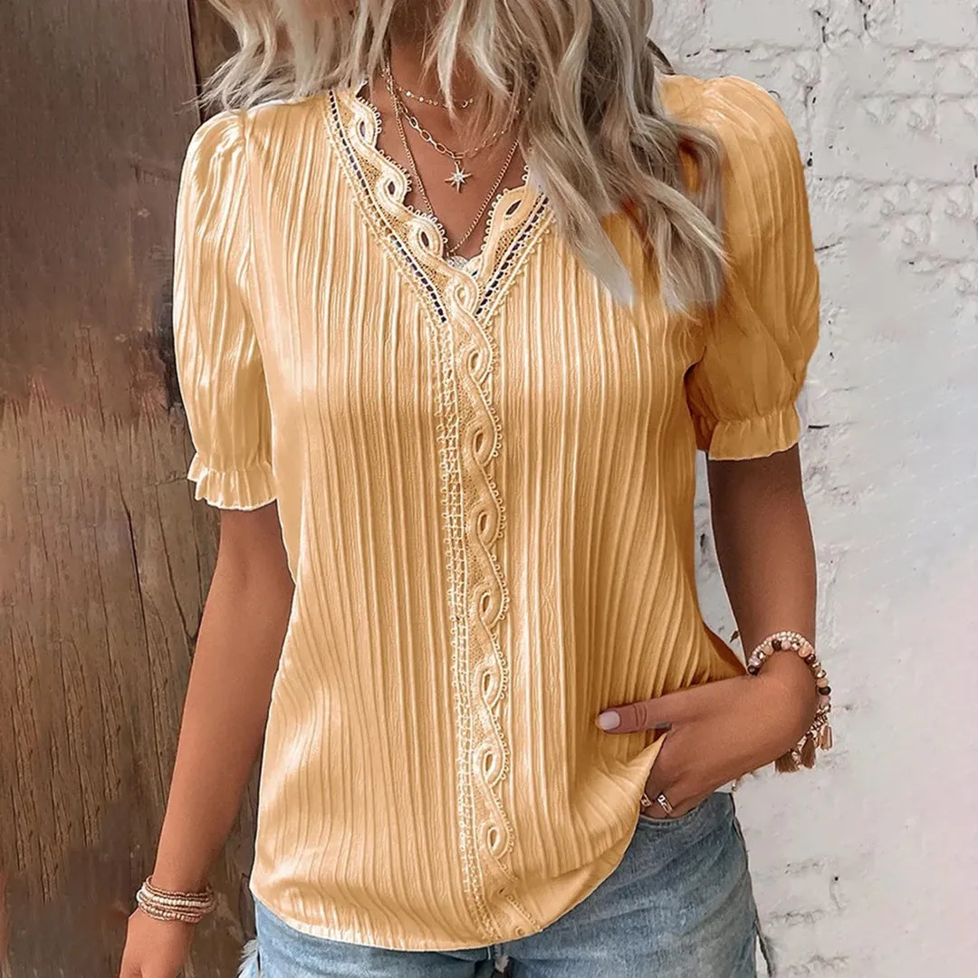 ASTRID - Chemisier d'été tendance pour un look rafraîchissant