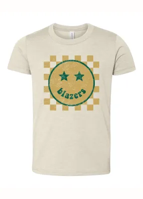 Blazers Happy Checkered | Kids Tee