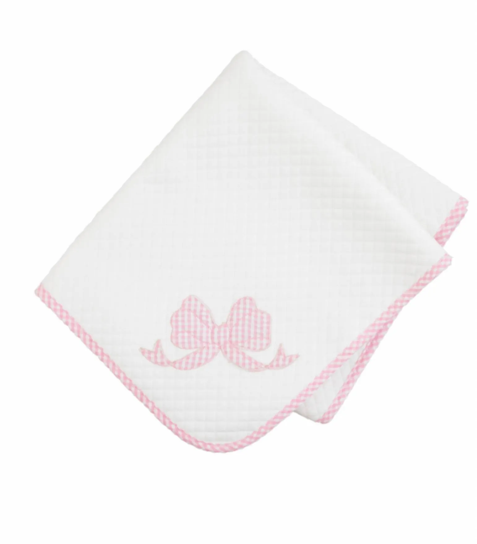 Bow Quilted Blanket by Mud Pie