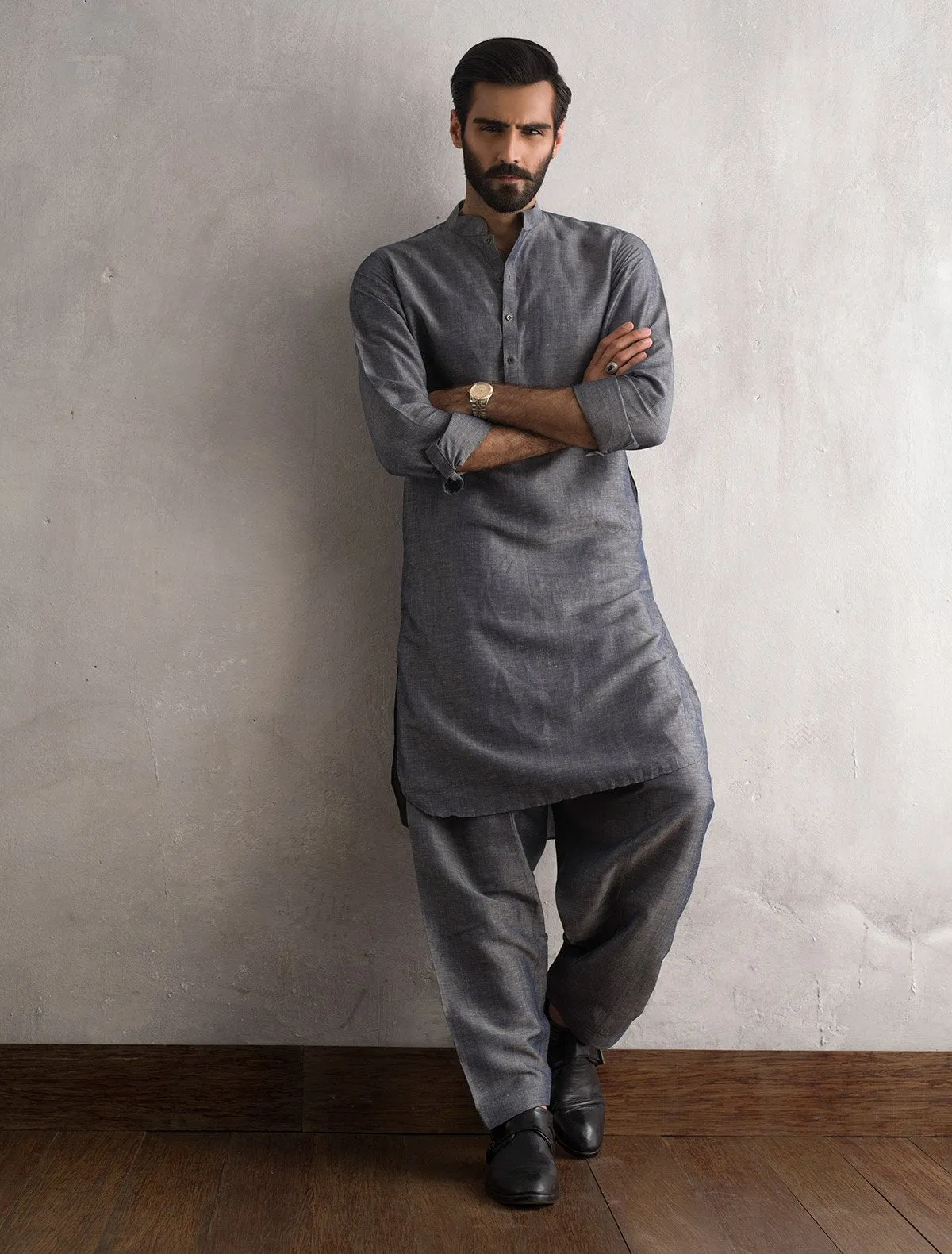 CLASSIC LINEN KAMEEZ SHALWAR