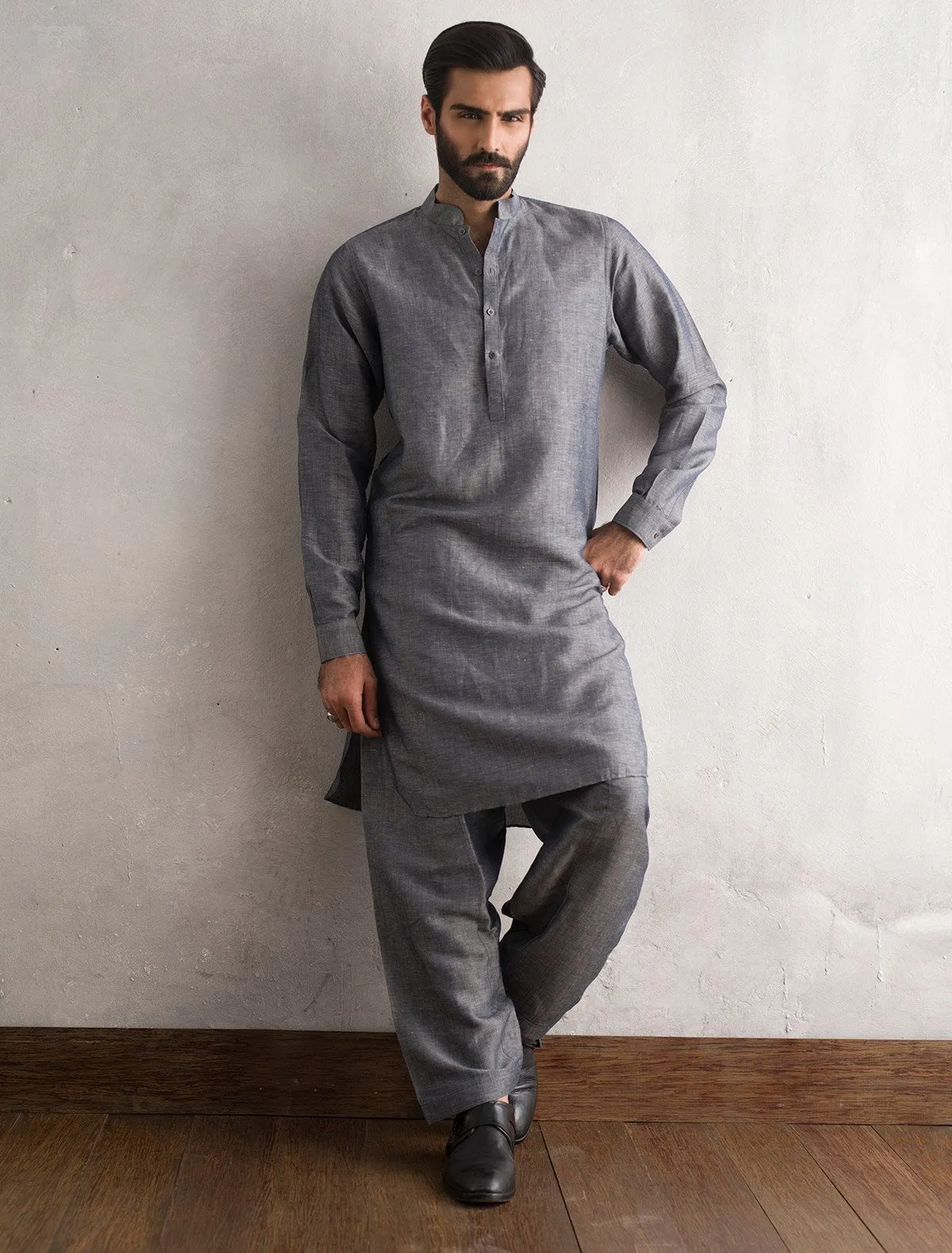 CLASSIC LINEN KAMEEZ SHALWAR