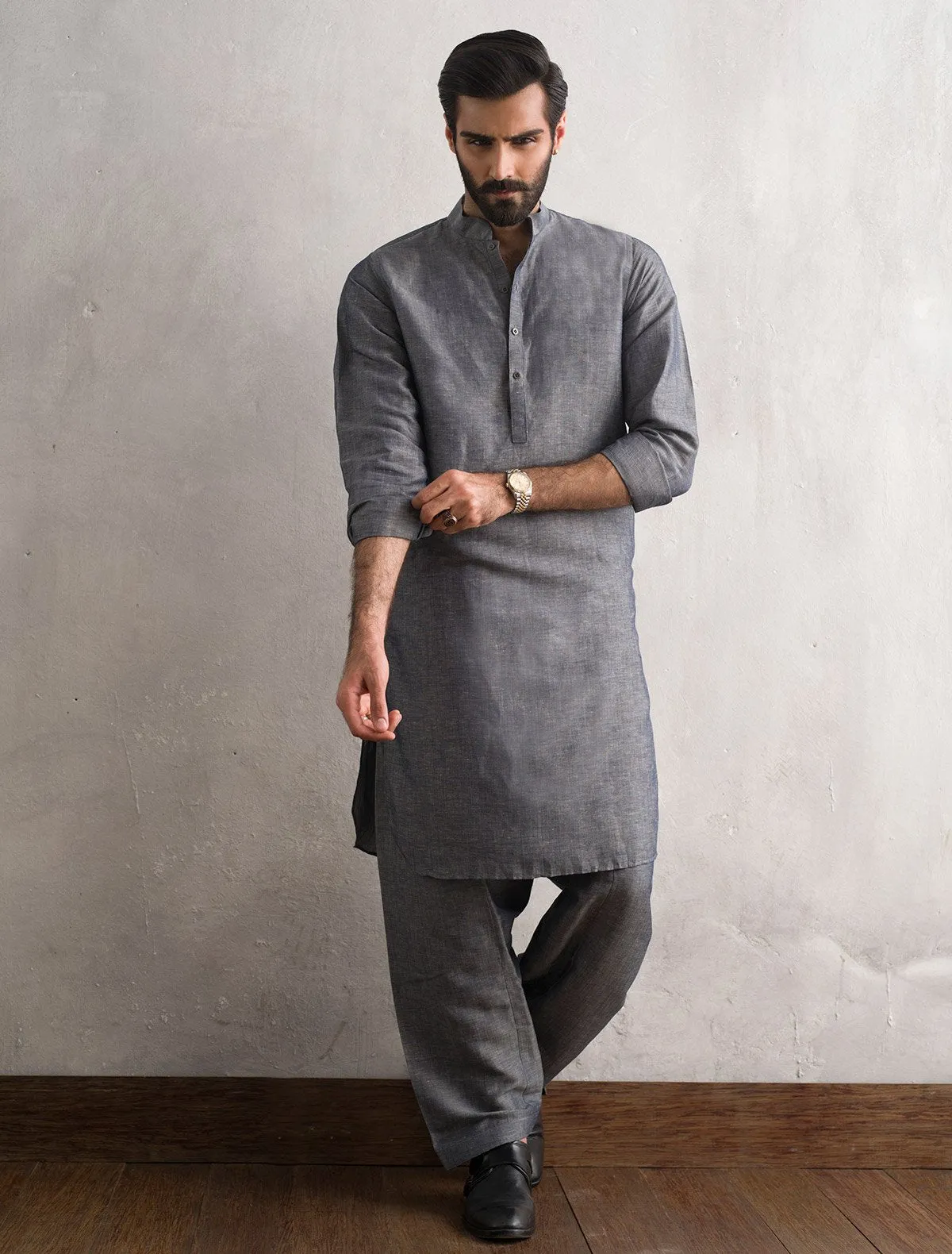 CLASSIC LINEN KAMEEZ SHALWAR