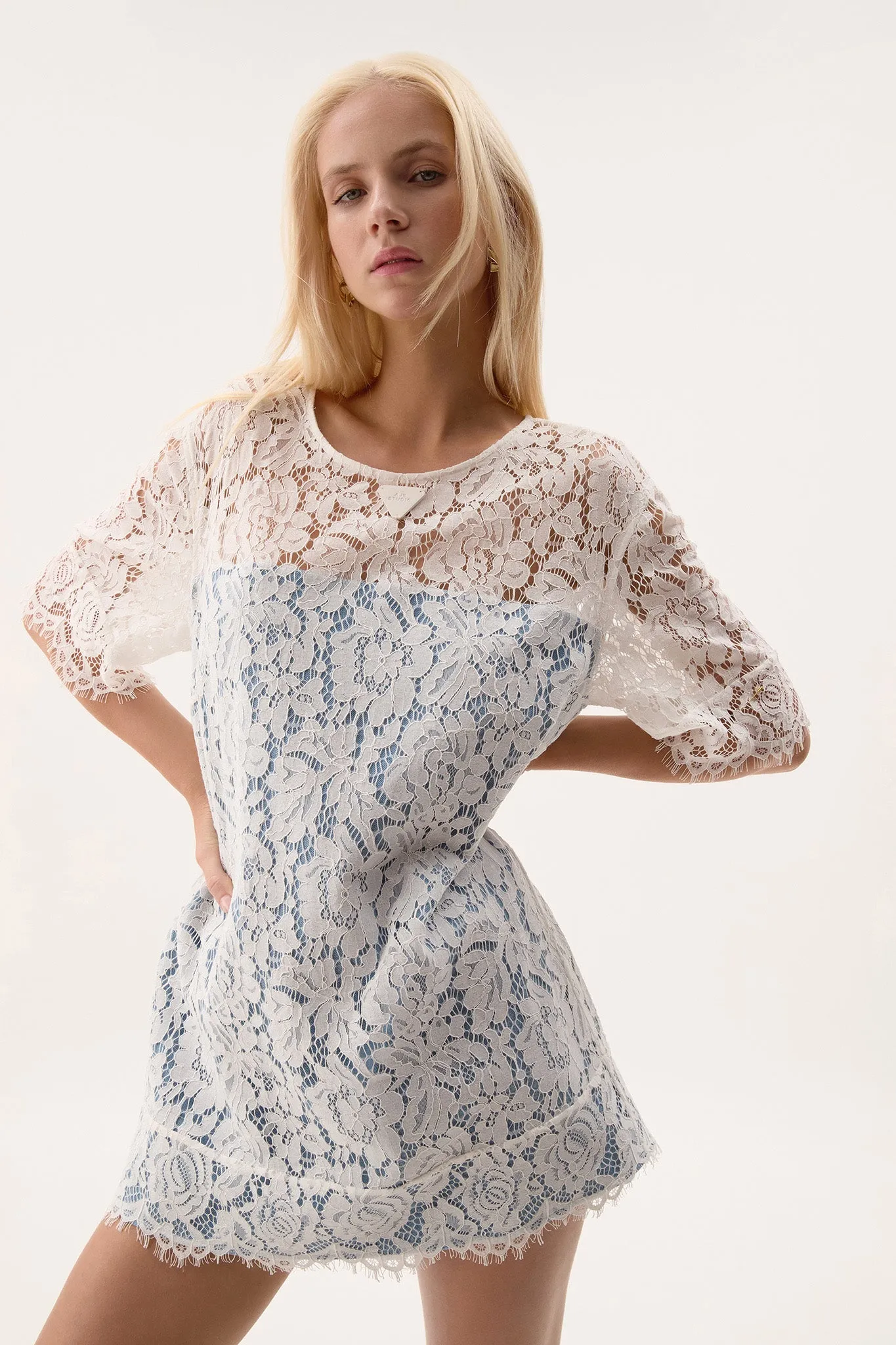 Clover Panelled Tee Dress