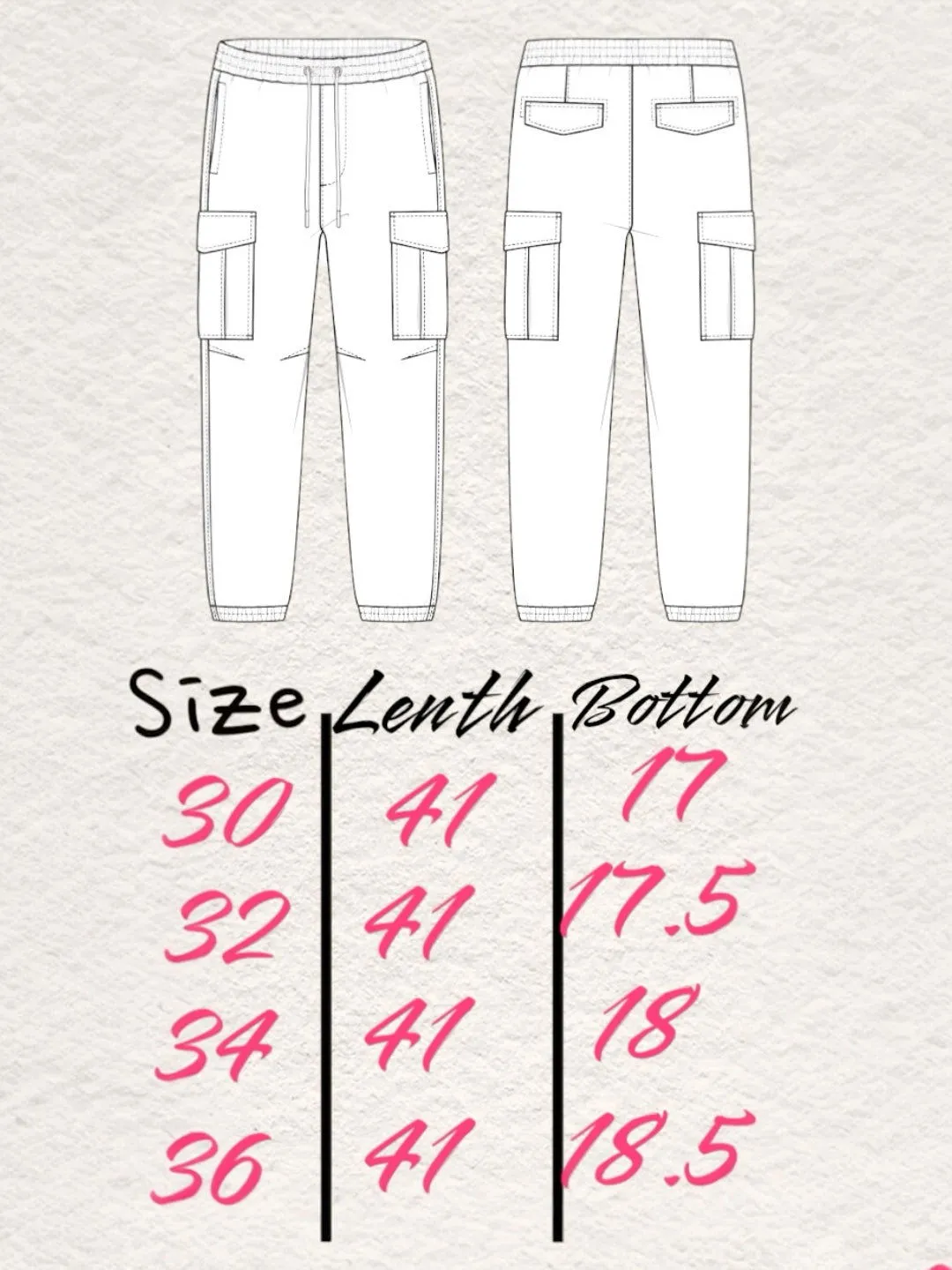 CREAM COTTON CARGO 6-POCKETS DOPE VIBEZ