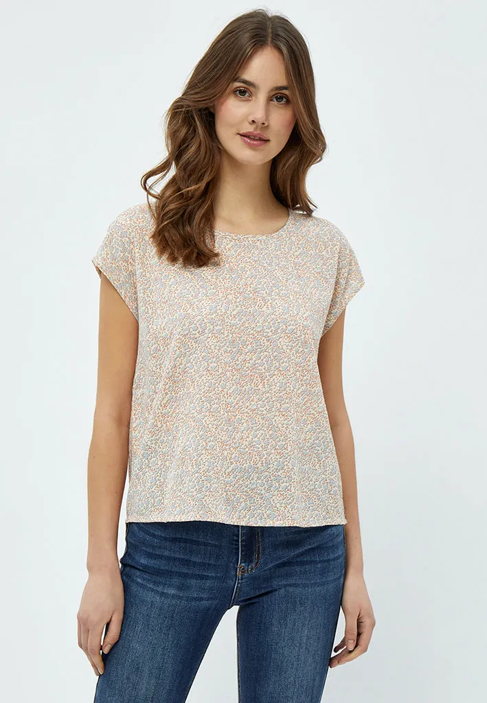 Danea Blouse - Skyway Blue Print