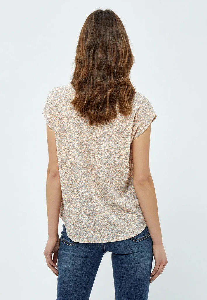 Danea Blouse - Skyway Blue Print