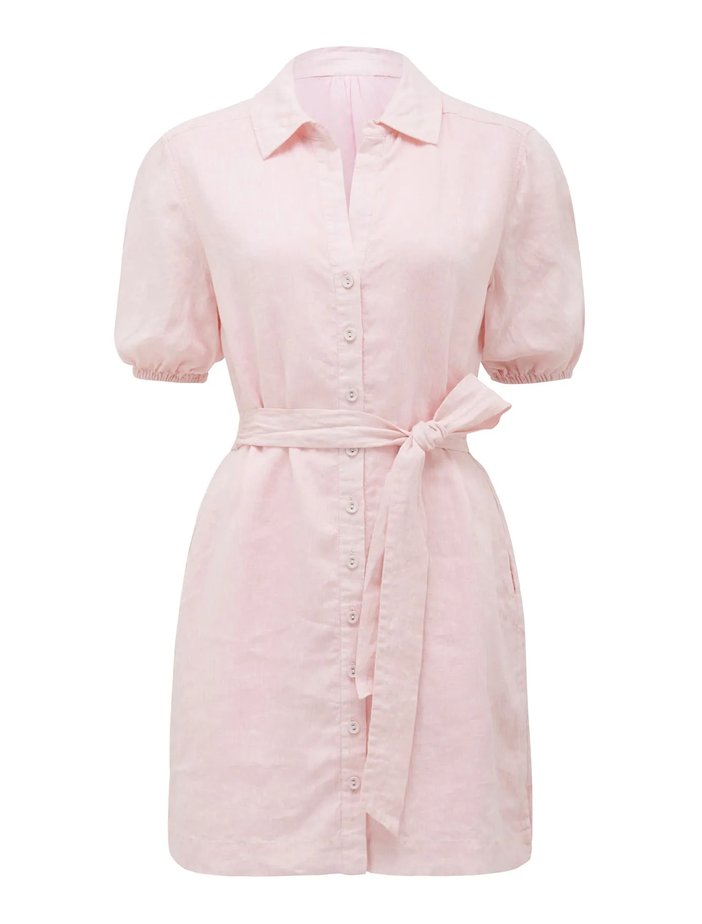 Denver Linen Shirt Mini Dress