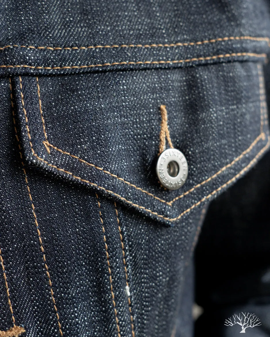 DJ-102xn - Natural Indigo Type 3s Denim Jacket