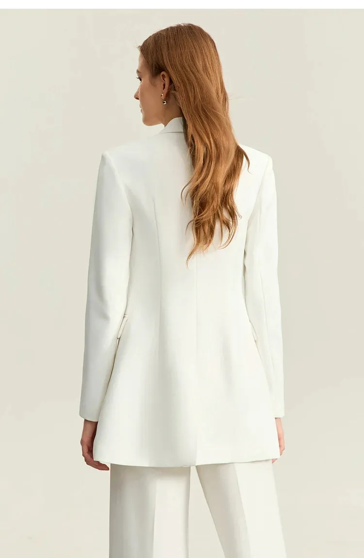Double-Breasted Women's Slim Blazers