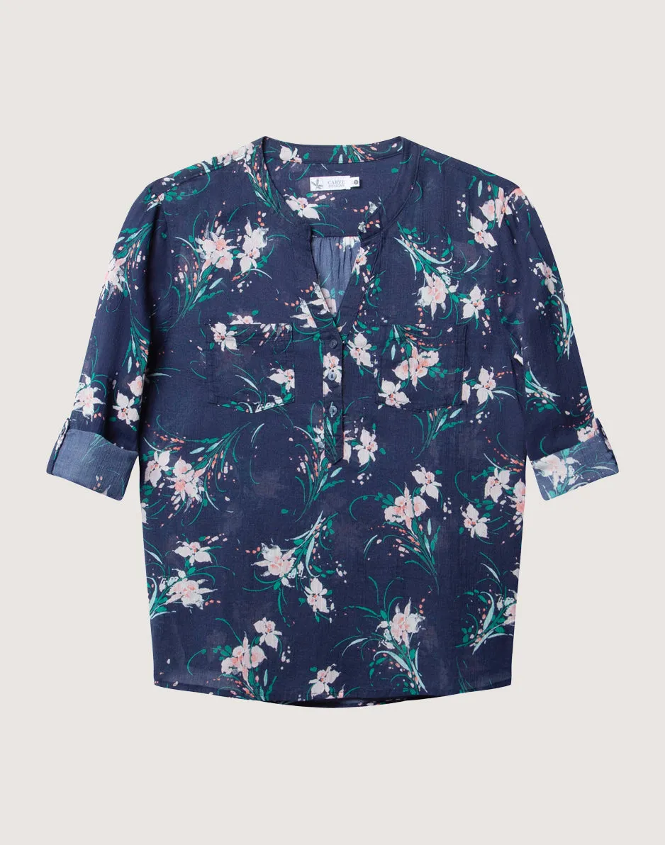 Dylan Gauze Shirt: Bouquet - FINAL SALE