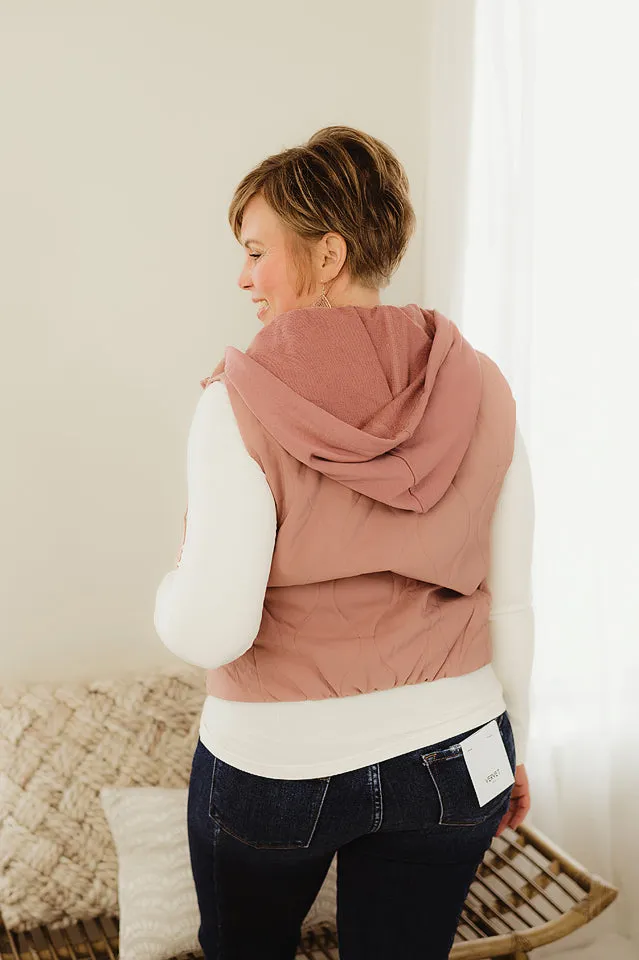 Hoodie Quilted Vest
