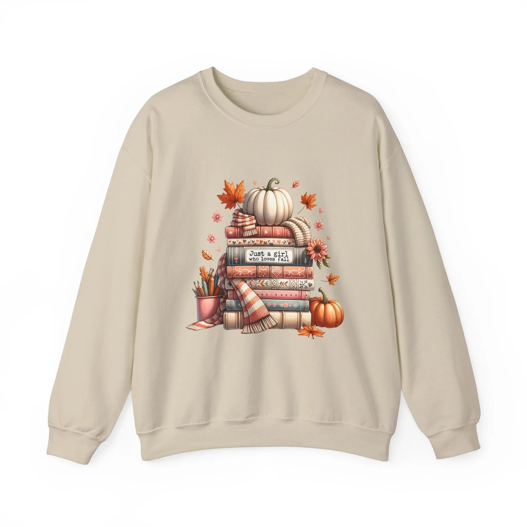 Just a Girl who Loves Fall Crewneck Sweatshirt