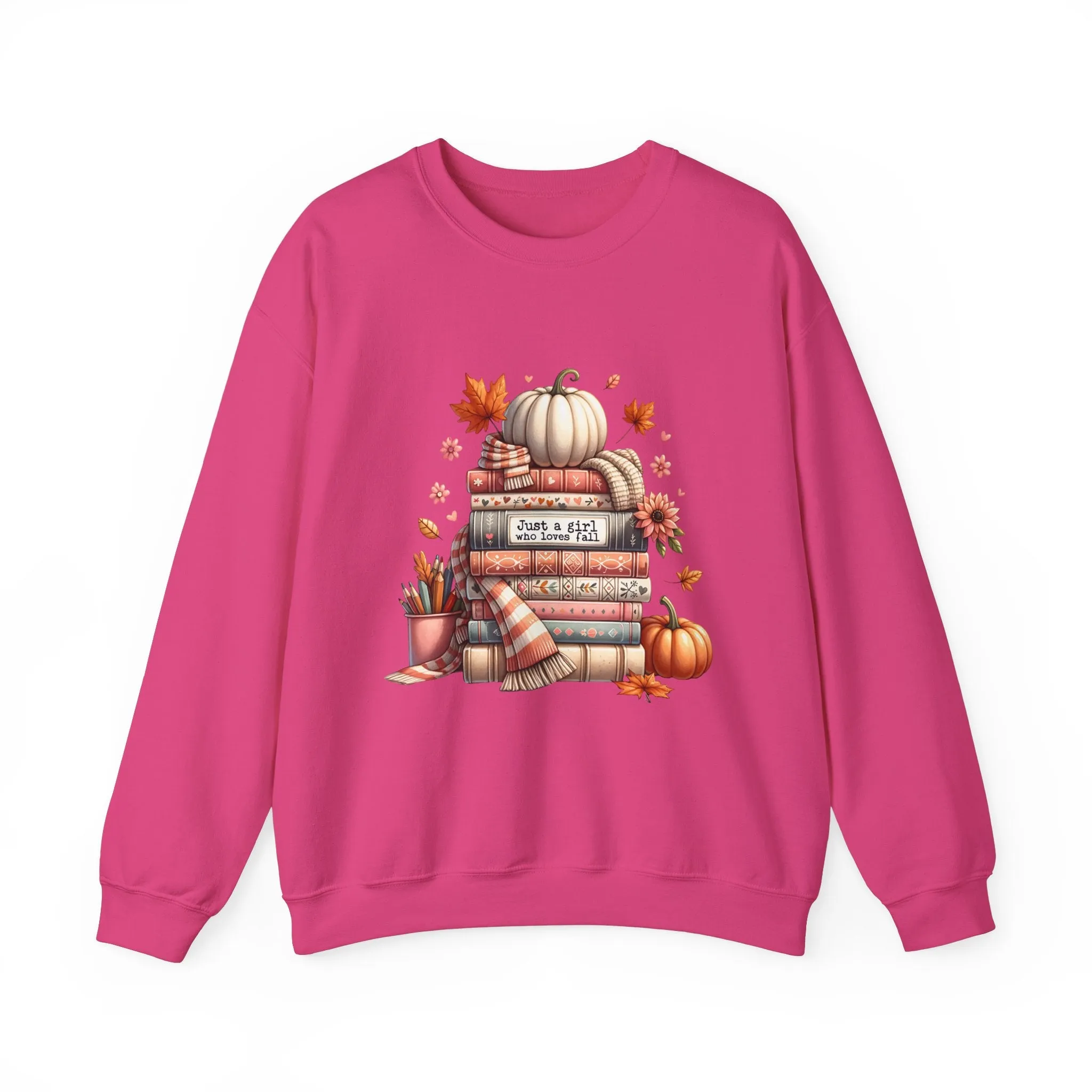 Just a Girl who Loves Fall Crewneck Sweatshirt