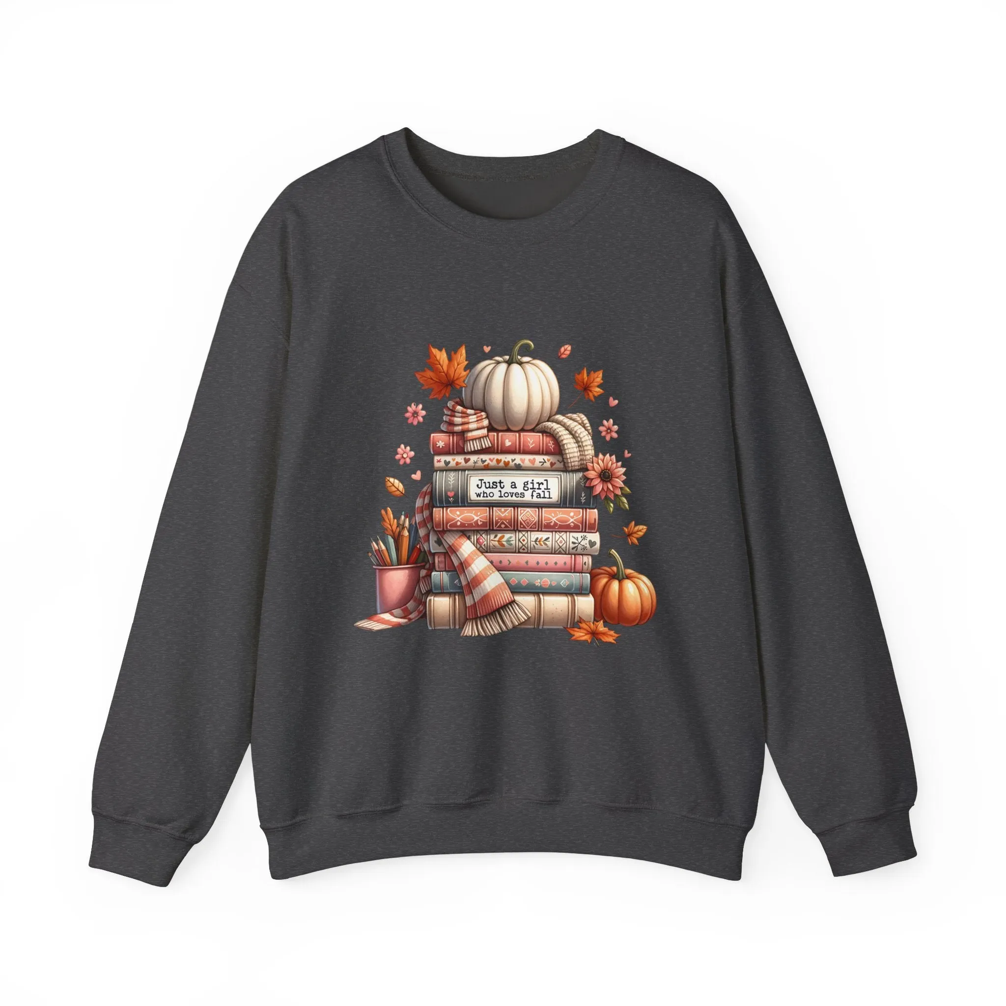 Just a Girl who Loves Fall Crewneck Sweatshirt
