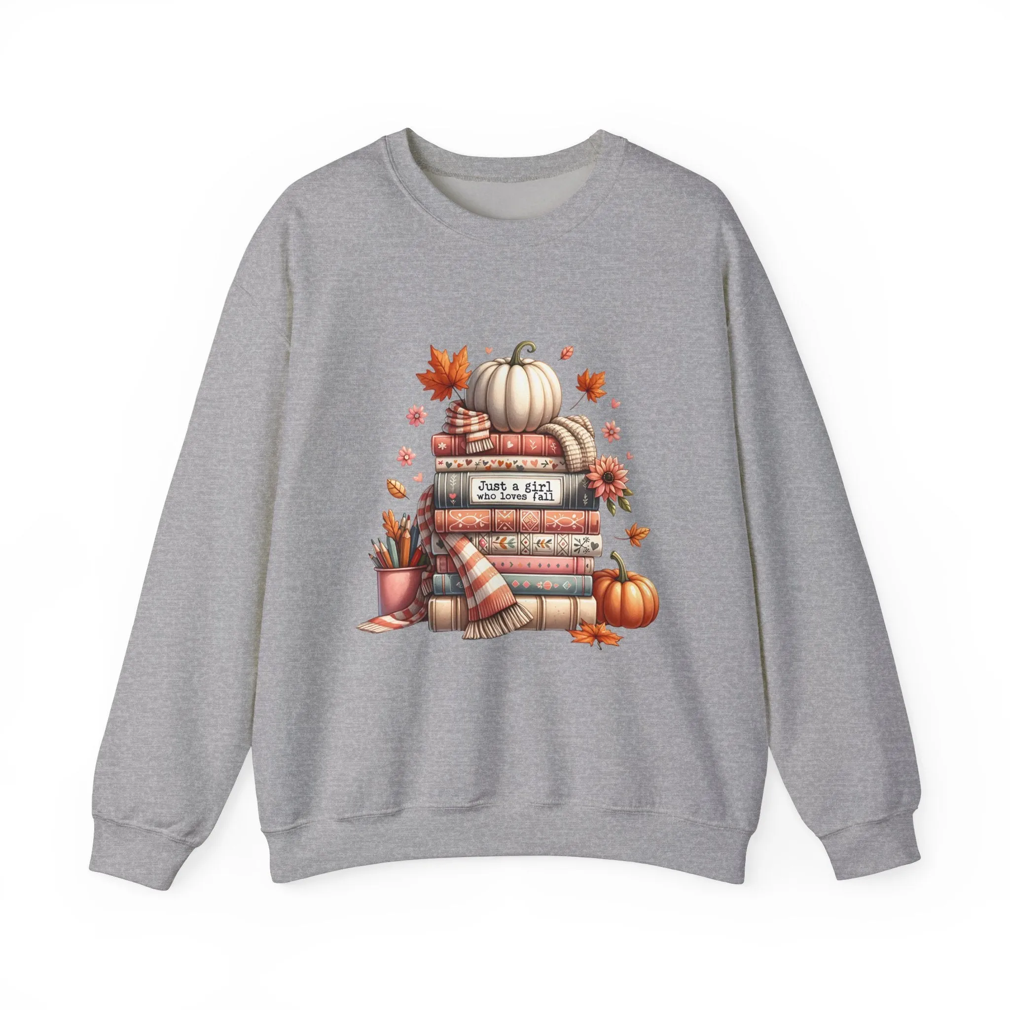 Just a Girl who Loves Fall Crewneck Sweatshirt