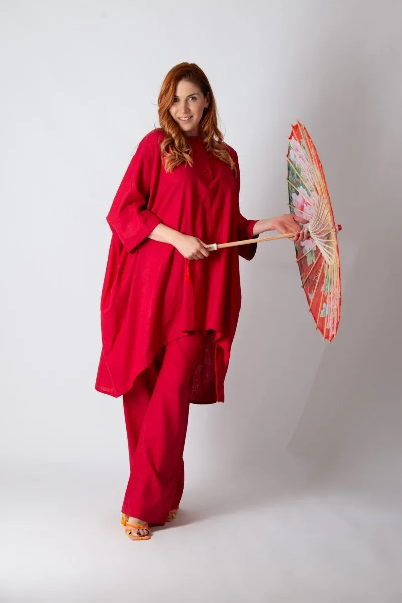 Linen loose top DOROTHY