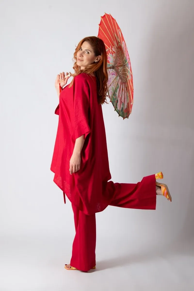 Linen loose top DOROTHY
