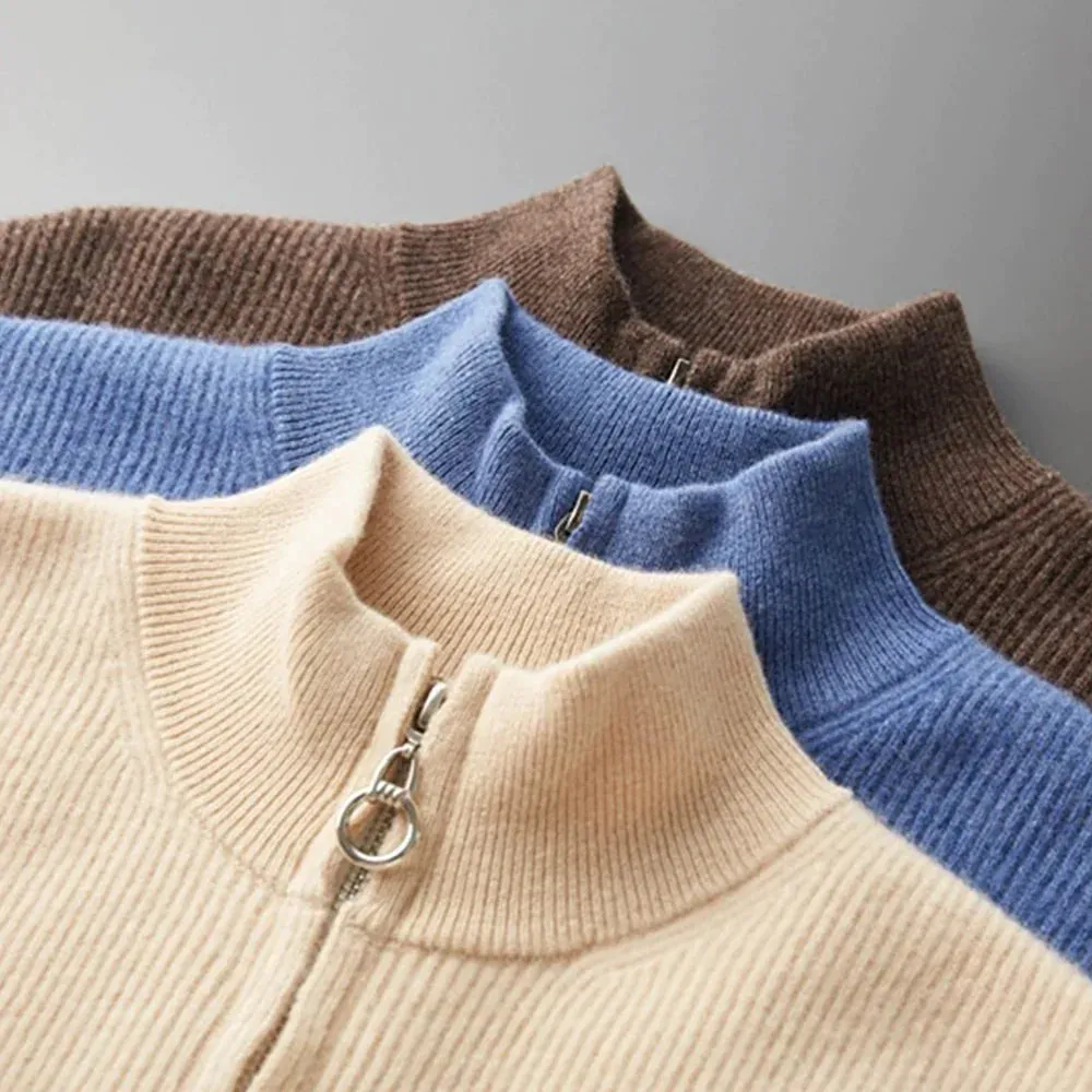 Long Mens Vest - 100% Cashmere