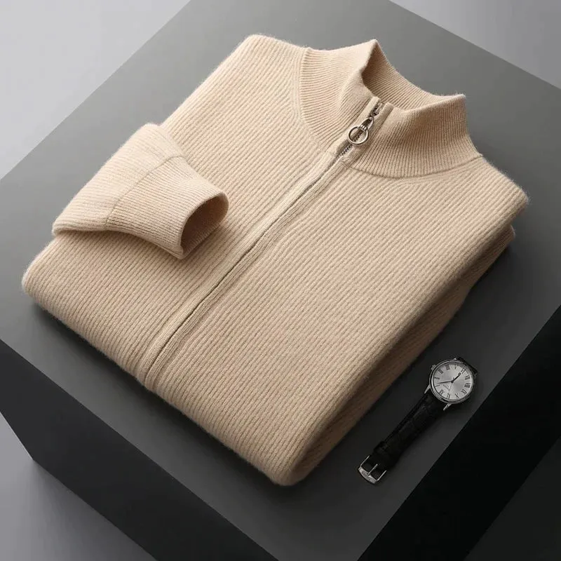 Long Mens Vest - 100% Cashmere