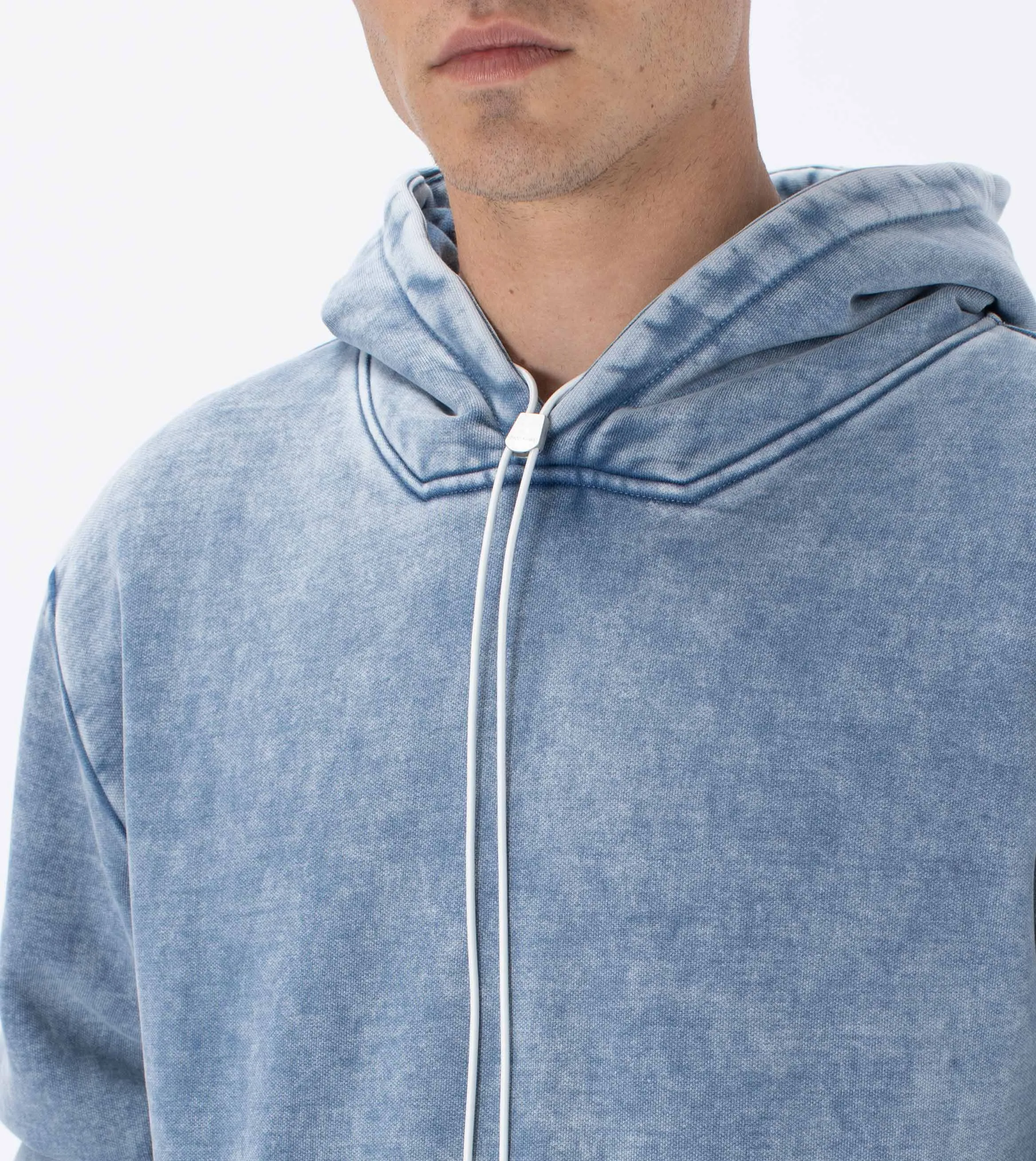 Lowgo Hood Sweat Salt Blue