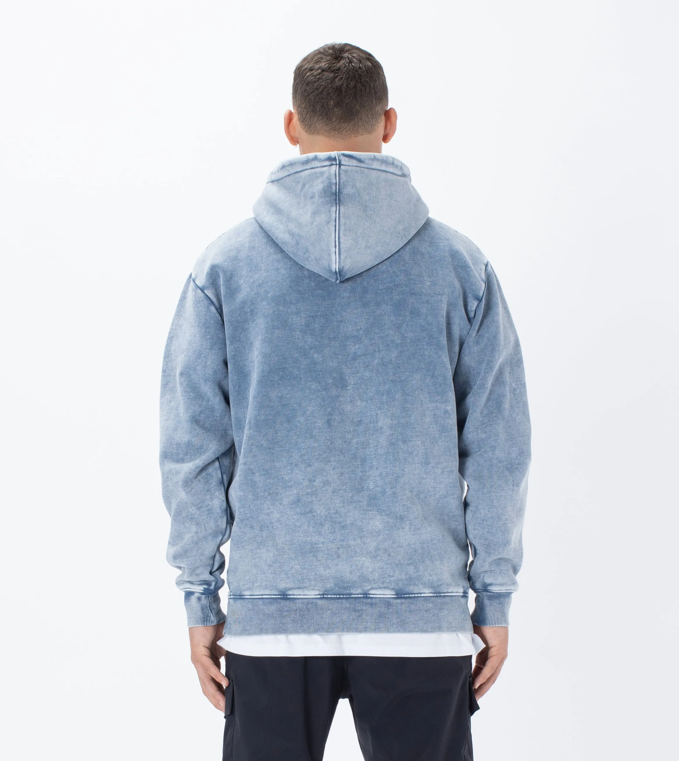 Lowgo Hood Sweat Salt Blue