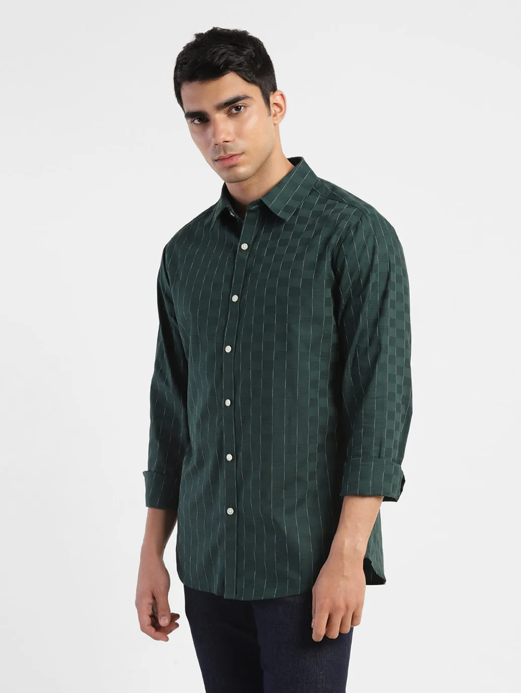 Men's Striped Slim Fit Shirt