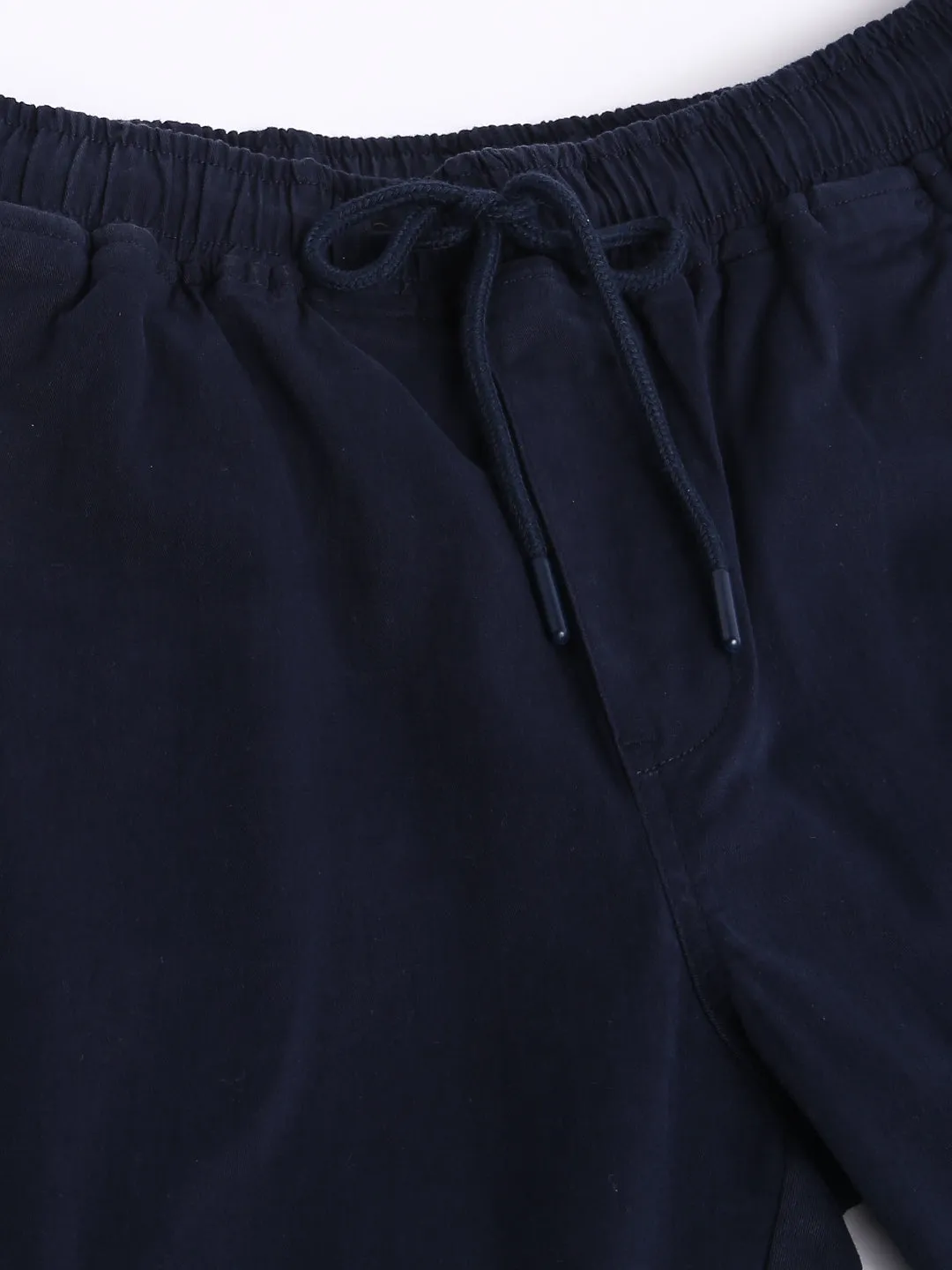Men's Tapered Fit Cotton Joggers (Navy)