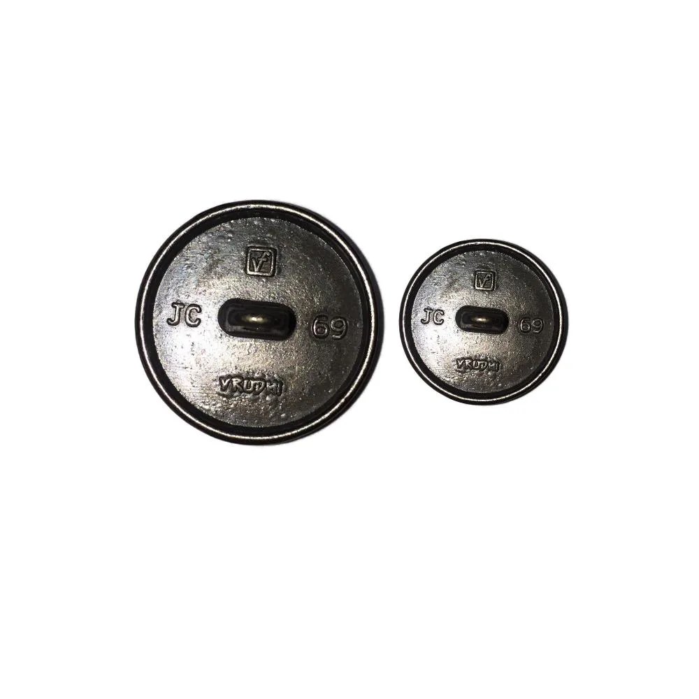 Metallic Golden Anchor Designer Metal Suit Buttons