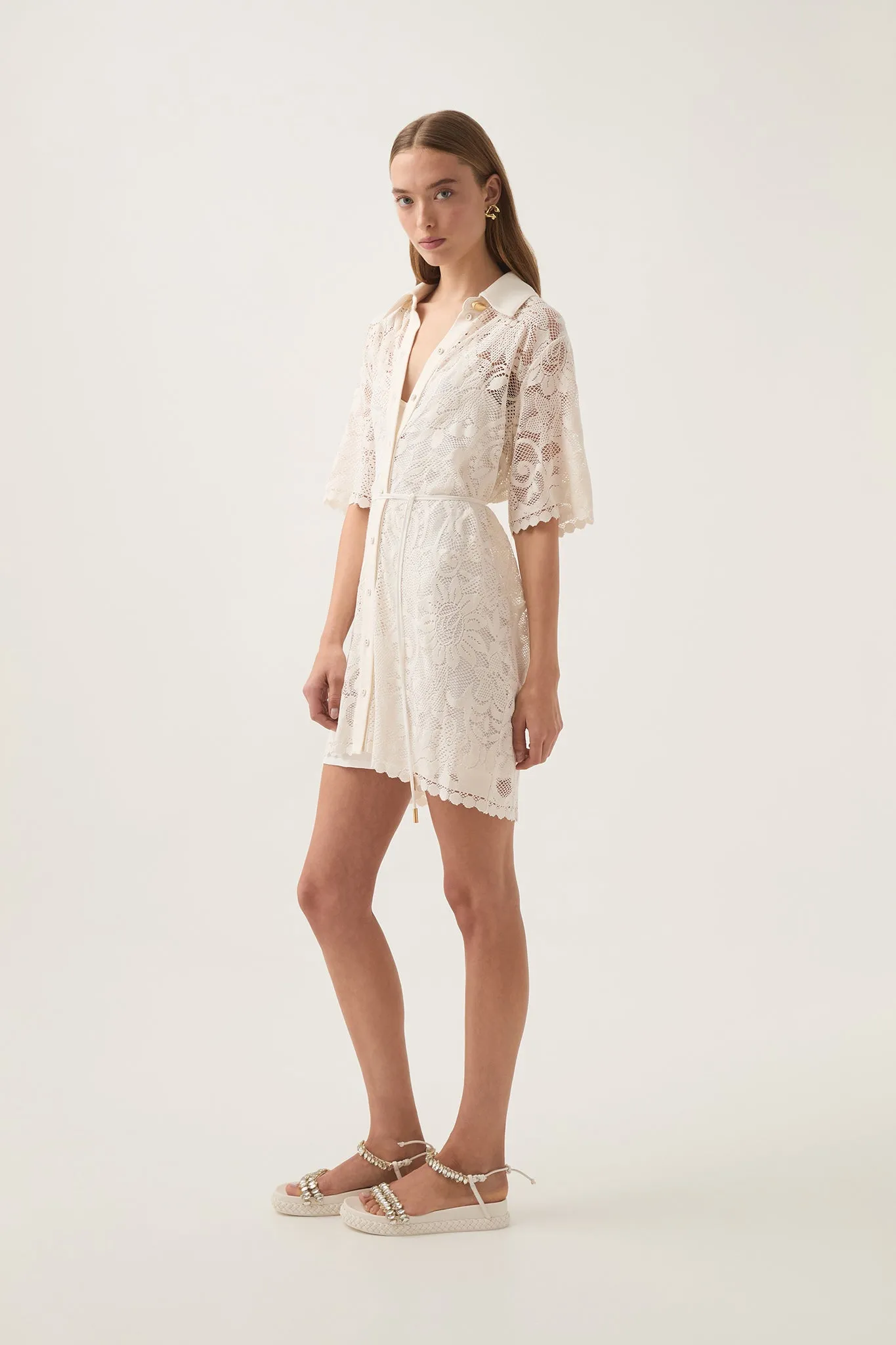 Muses Lace Mini Dress