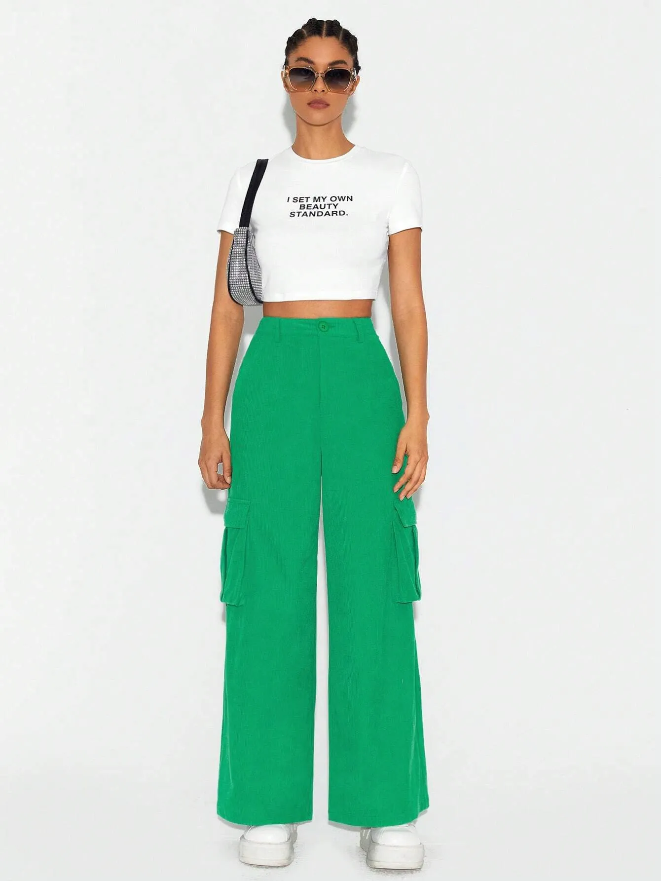 Pants With Functional Flap Pocket Sides