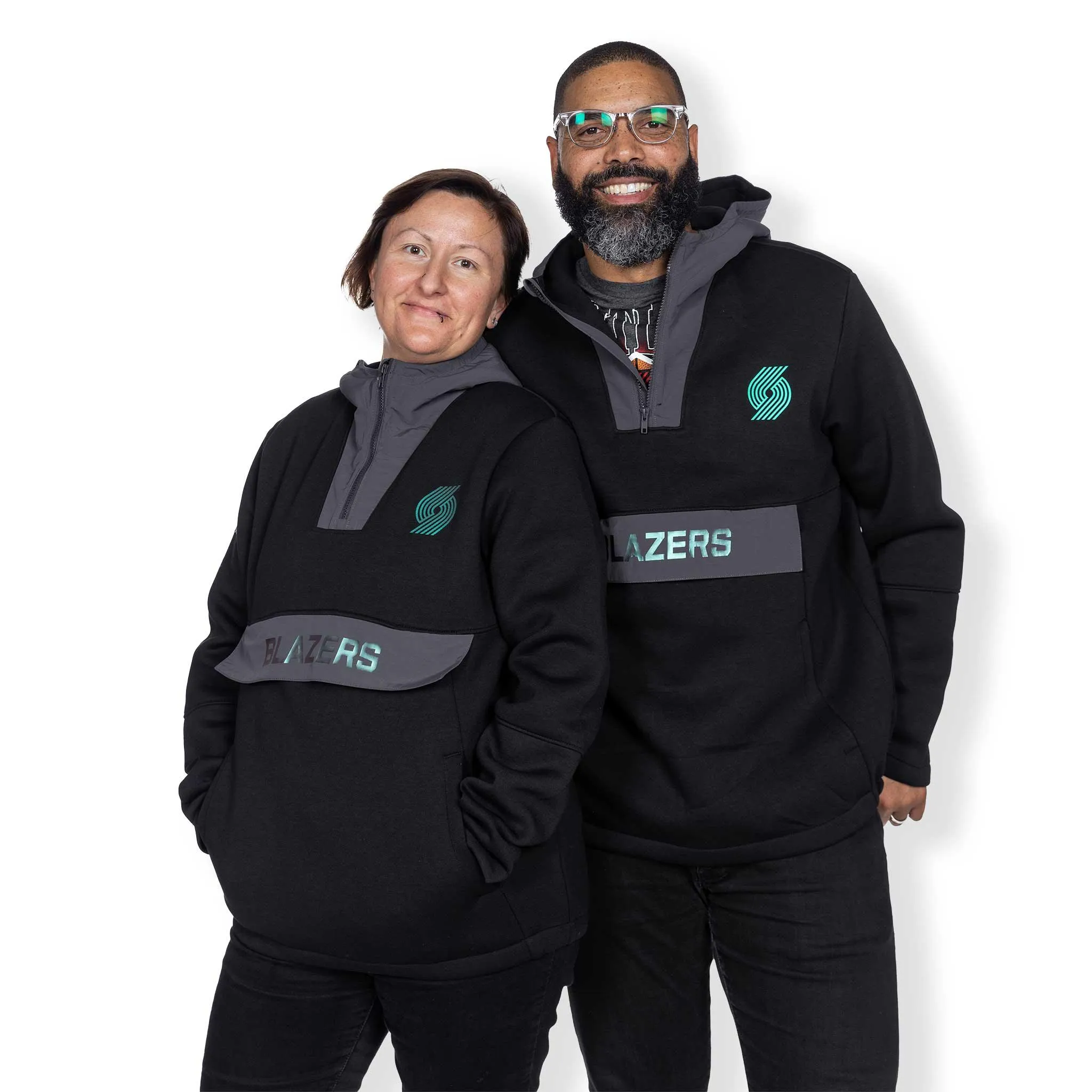 Portland Trail Blazers Ruckus Anorak Pullover Hoodie