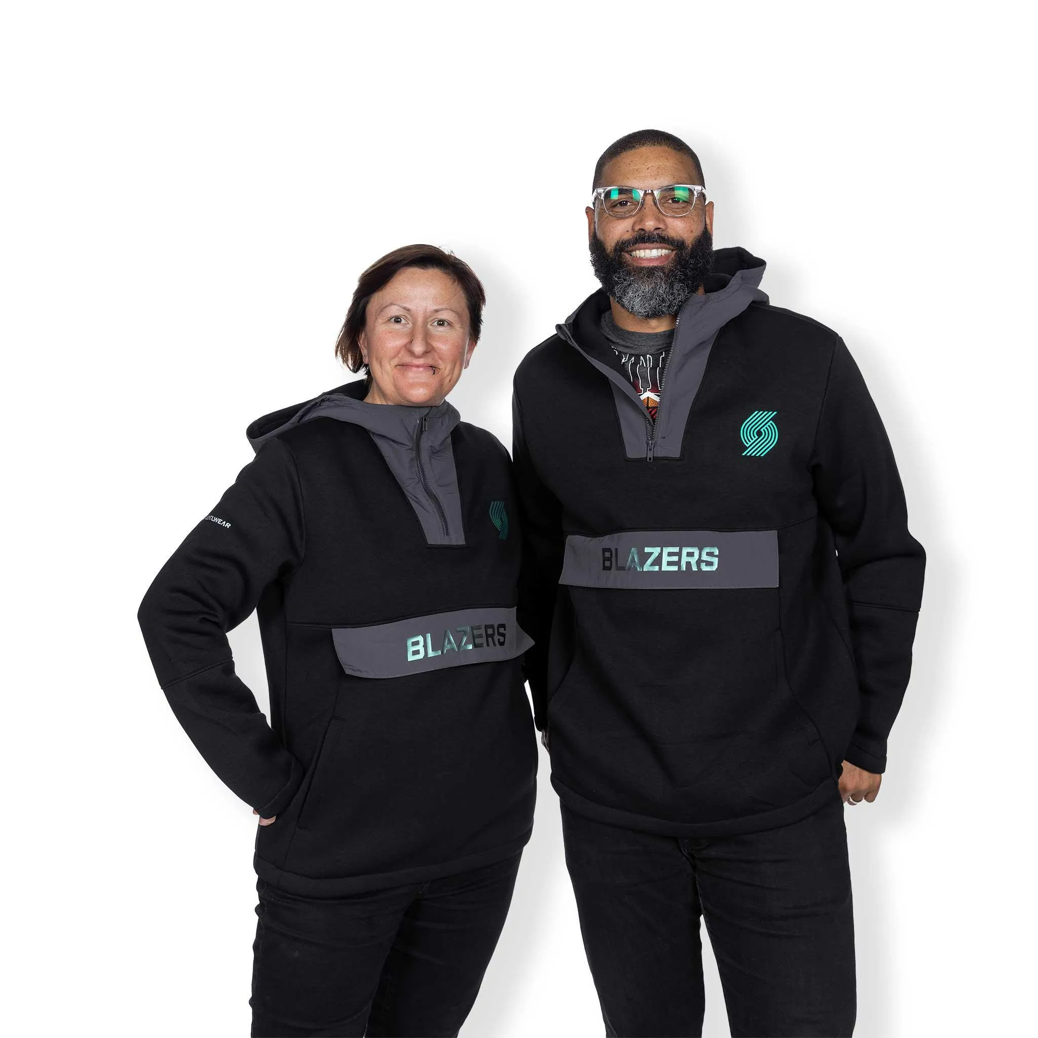 Portland Trail Blazers Ruckus Anorak Pullover Hoodie