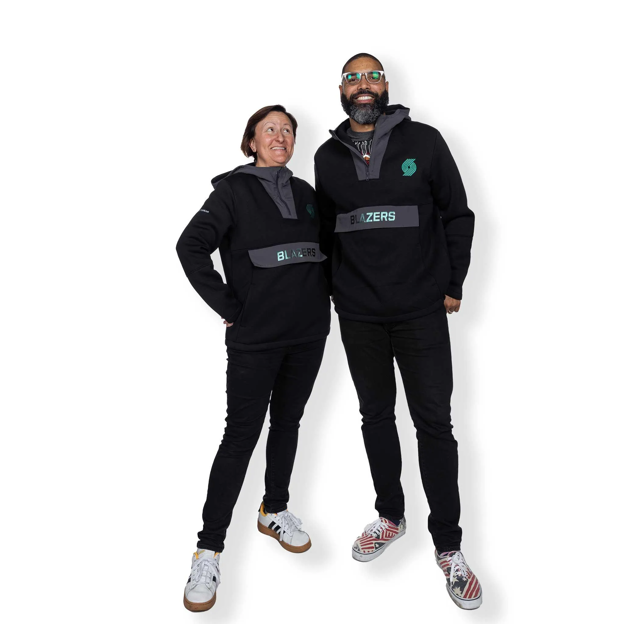 Portland Trail Blazers Ruckus Anorak Pullover Hoodie