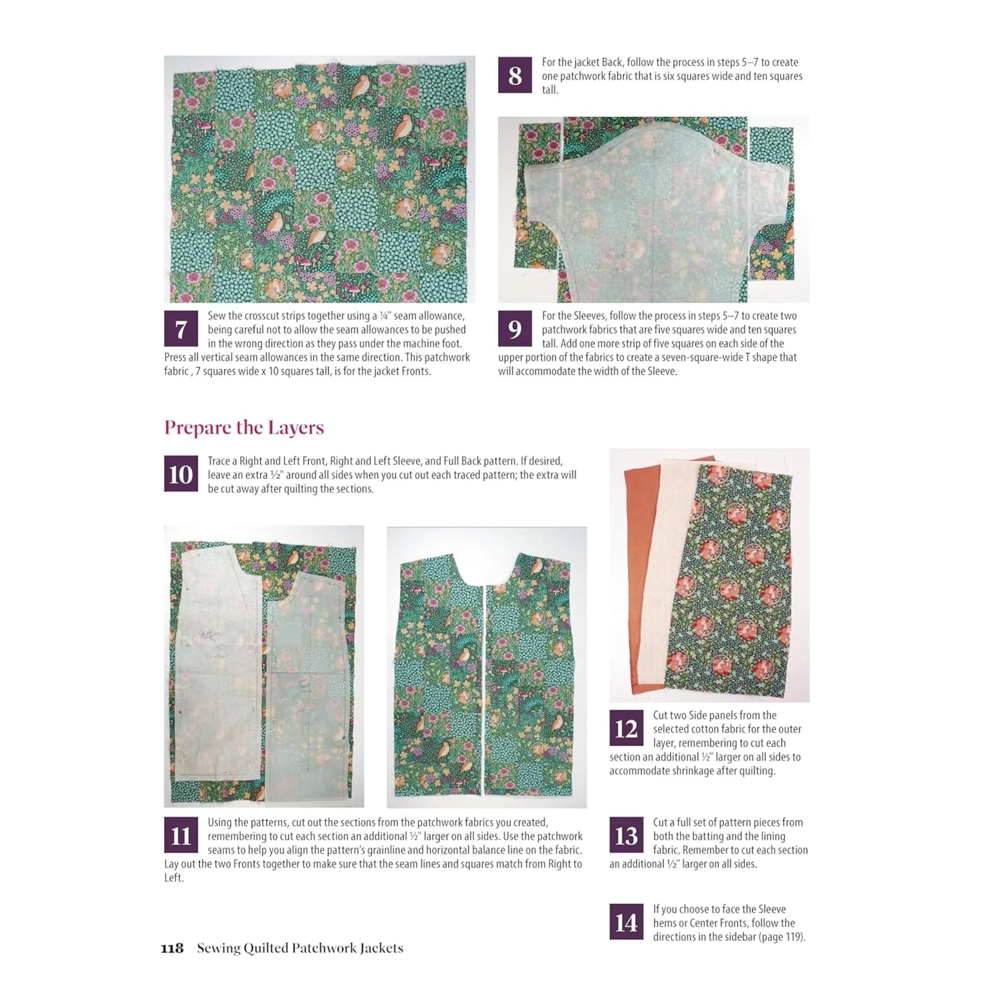 Sewing Quilted Patchwork Jackets