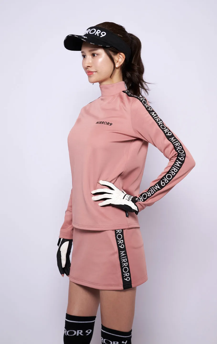 Side line longsleeve tops/2color