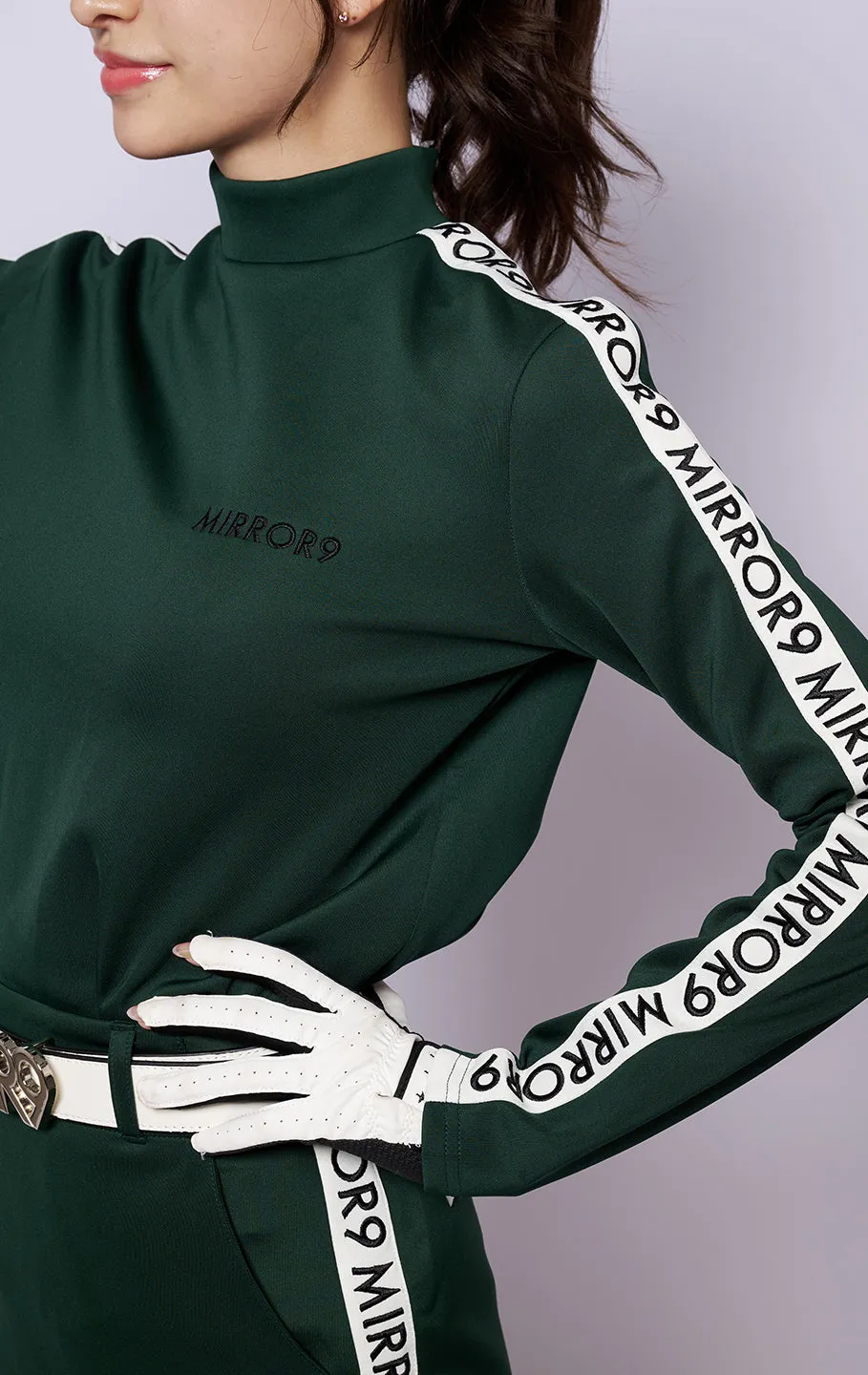 Side line longsleeve tops/2color