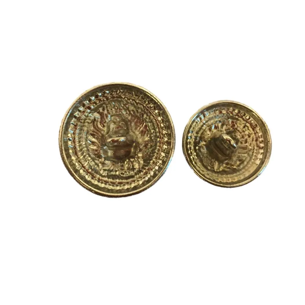 Silver Lion Metal Suit Buttons