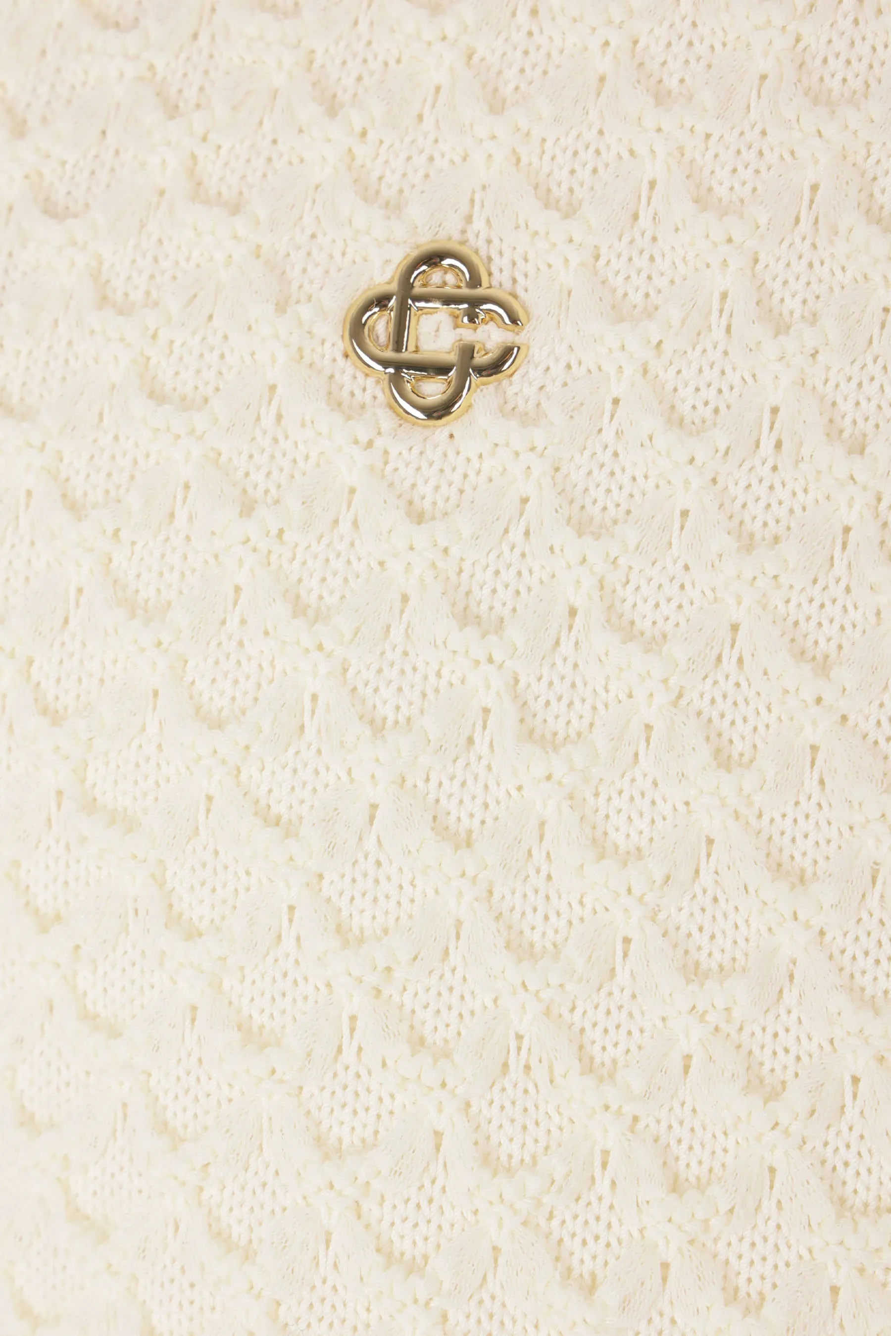 Textured Pattern Knit Bowling Shirt